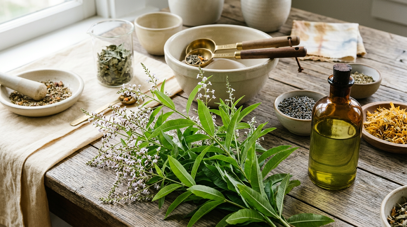 DIY Lemon Verbena Solid Perfume Balm: A Pocket Wax and Oil Blend